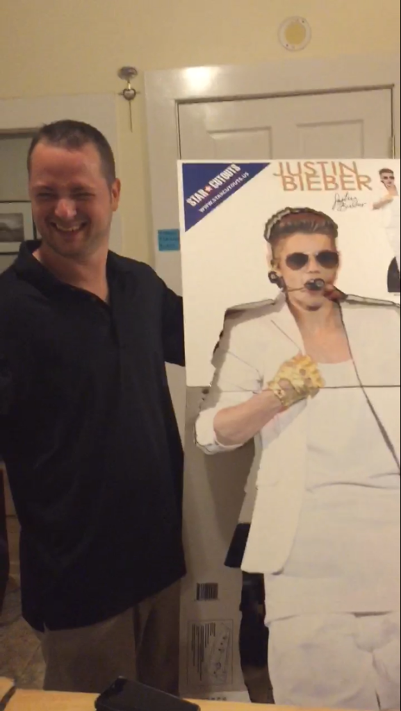 Justin Bieber Cardboard Cutout